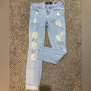 Hollister ripped jeans